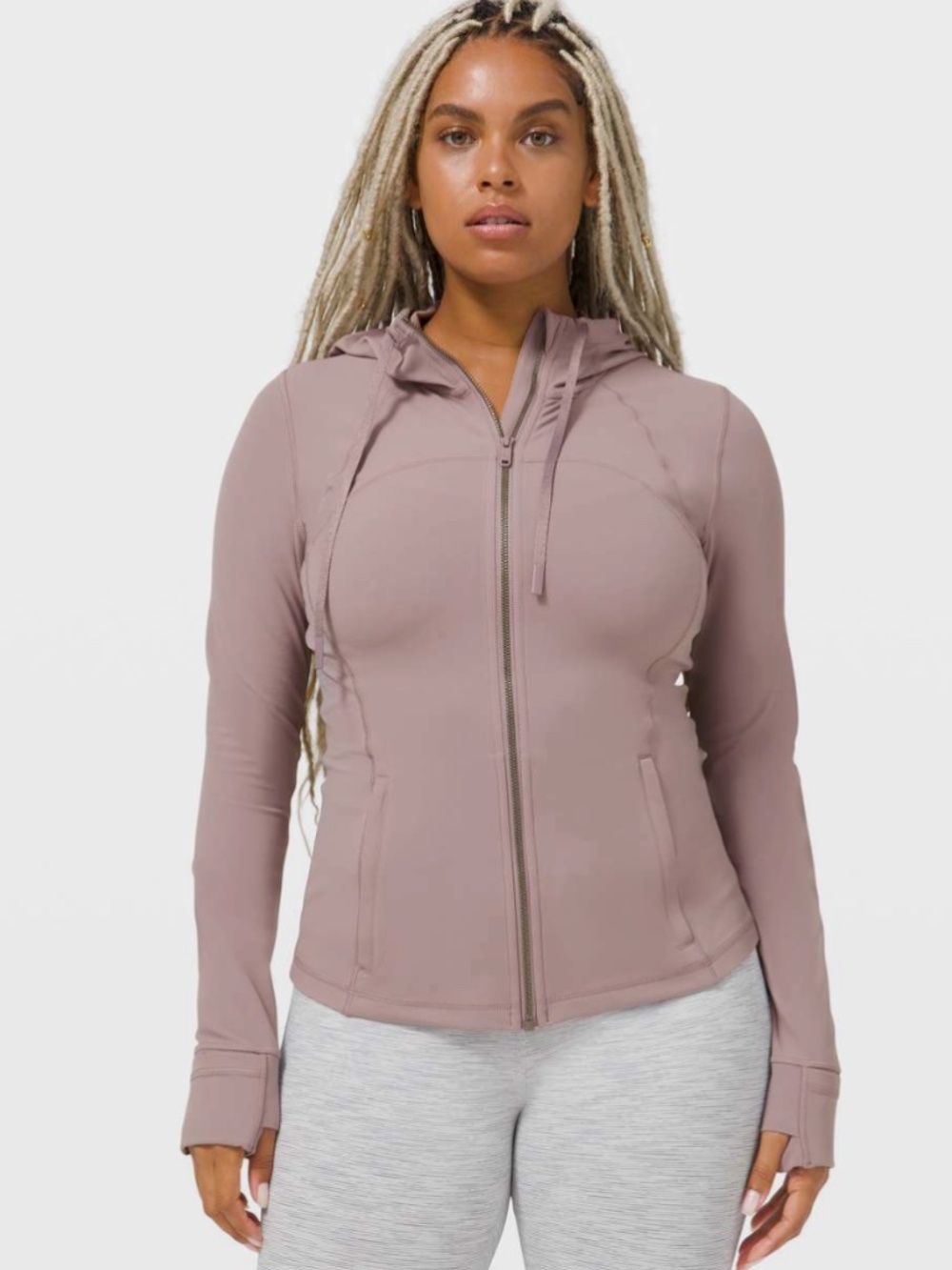 Lululemon Hooded Define Jacket Violet Verbena size 12